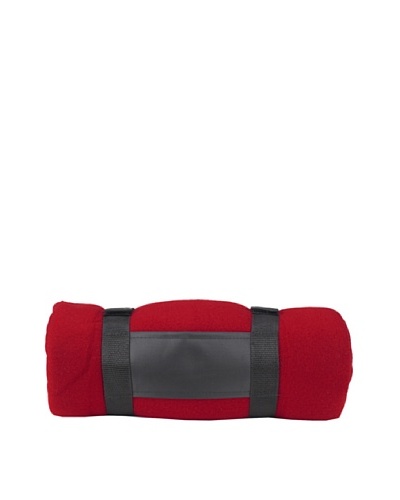 Picnic at Ascot Fleece Blanket with Waterproof Backing [Red]