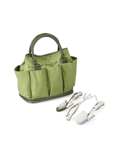 Picnic at Ascot Eco Gardening Tote Set, Green