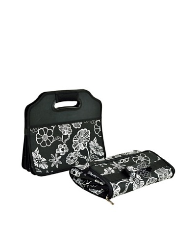 Picnic at Ascot Trunk Organizer & Cooler set [Night Bloom]