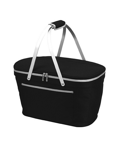 Picnic at Ascot Collapsible Basket Cooler [Black]