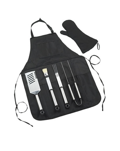 Picnic at Ascot B.B.Q-Chef’s Barbecue Apron & Tools