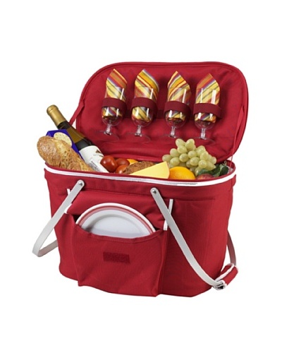 Picnic at Ascot Collapsible Insulated Picnic Basket