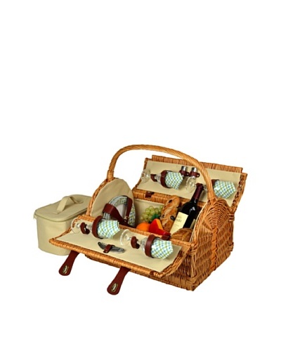 Picnic at Ascot Yorkshire Picnic Basket for 4, Gazebo