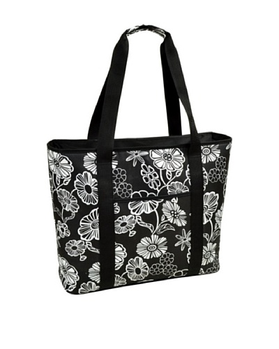 Picnic at Ascot Large Cooler Tote, Night Bloom