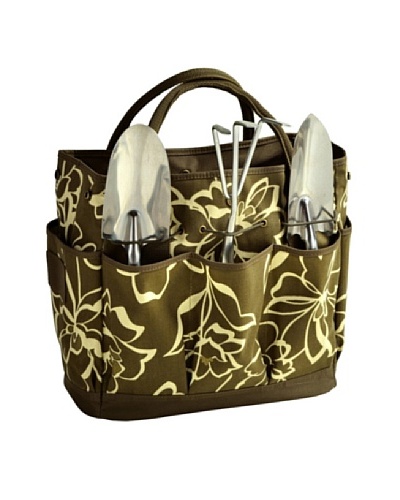 Picnic at Ascot Floral Gardening Tote Set, Olive Floral