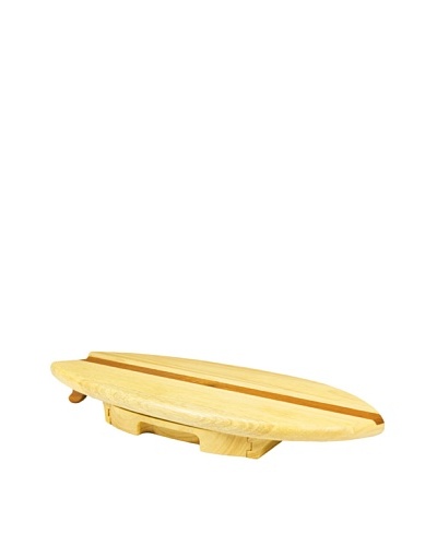 Picnic Time Surfboard Cheese Board and Tool Set