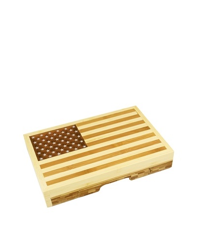 Picnic Time Old Glory Cheese Set, 12.5″