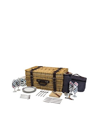 Picnic Time Carnaby Street Picnic Basket With Deluxe Service For 4