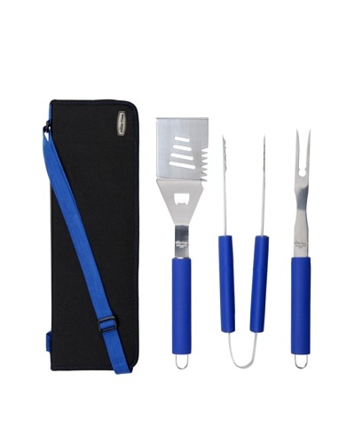 Picnic Time Metro 3-Piece BBQ Tool Set in Carry Case