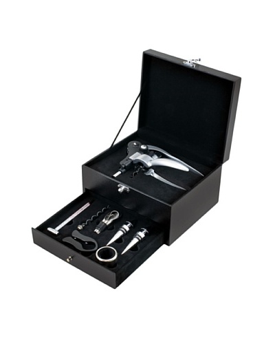 Picnic Time Cabernet 8-Piece Wine Accessory Set in Black Gift Box