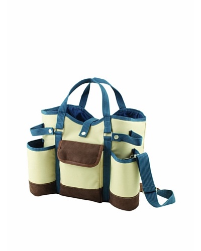 Picnic Time Wine Country Tote with Cheese Service and Corkscrew