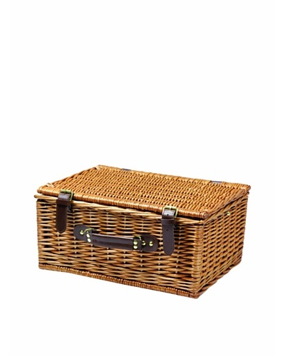 Picnic Time Bristol Willow Picnic Basket with Deluxe Service for Two