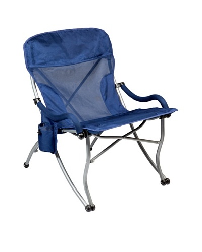 Picnic Time PT-XL Portable Extra-Wide Camp Chair, Navy