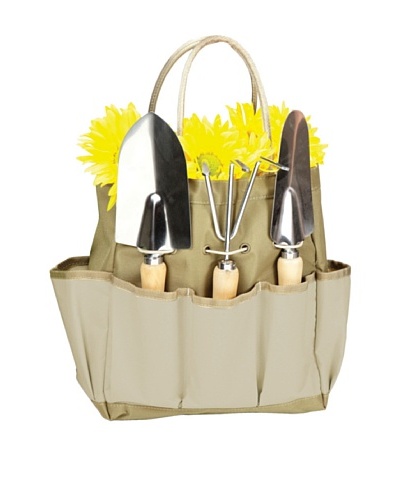 Picnic Time Garden Tote with Tools