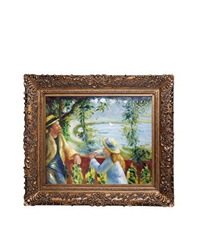 Pierre Auguste Renoir Near The Lake Oil Painting