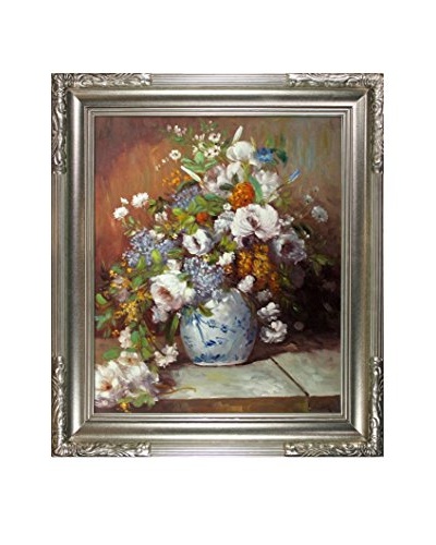 Pierre-Auguste Renoir “Grande Vase Di Fiori” Oil Painting