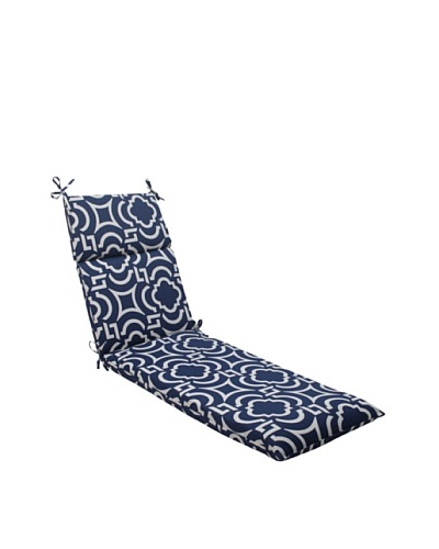 Pillow Perfect Outdoor Carmody Chaise Lounge Cushion, Navy