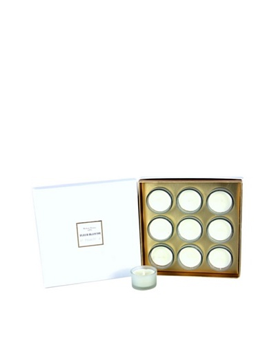 Plain & Simple Set of 9 Perfumed Votives, Fleur Blanche, .8-Oz.