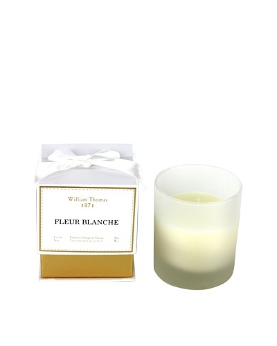 Plain & Simple Single-Wick Glass Candle, Fleur Blanche, 6-Oz.