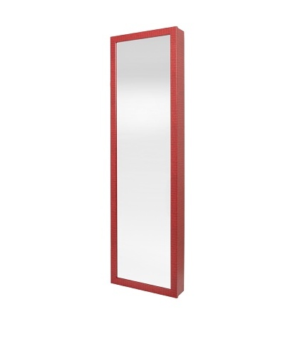 Plaza Astoria Wall/Door-Mount Jewelry Armoire [Red Snake]