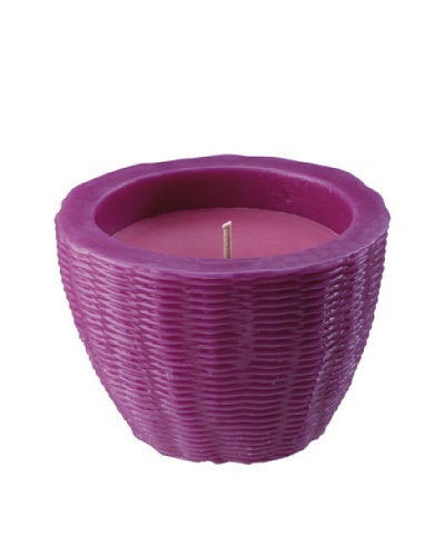 Point a la Ligne Large Potted Citronella Candle, Purple