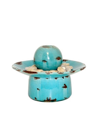 Pomeroy Gustav Ceramic Fountain, Teal