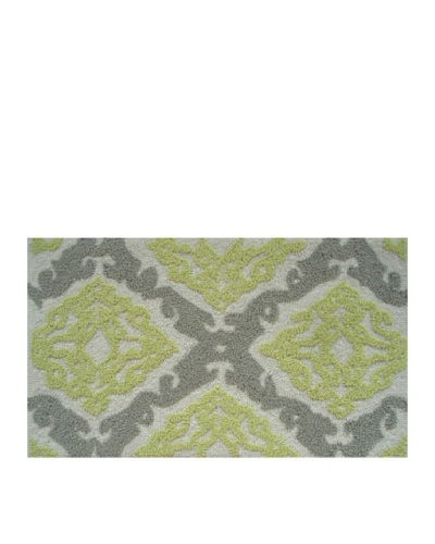 Pop Accents Trellis Rug [Yellow/Grey/White]