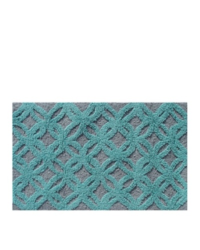 Pop Accents Sparkles Rug [Aqua/Grey]