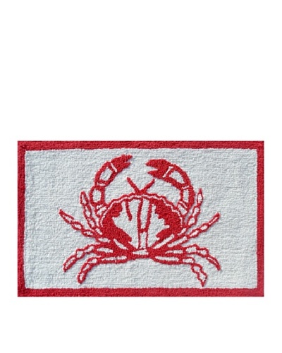 Pop Accents Crab Rug [Red/White]