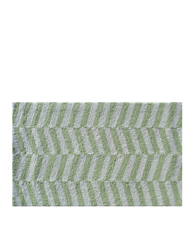 Pop Accents Ladder Rug [Green/White]