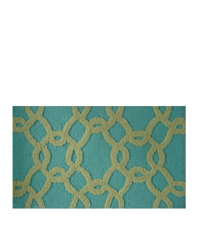 Pop Accents Links Rug [Aqua/Sage]