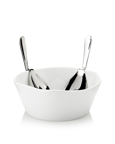 Pordamsa Undulated Salad/Serve Bowl with Servers