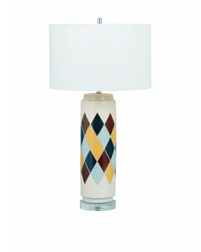 Port 68 Kingston Lamp, Brown/Grey/Black/Mustard