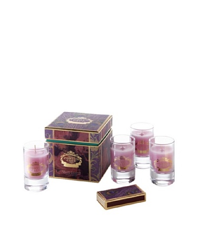 Portus Cale Set of 4 2.6-Oz. Antique Rose Candles