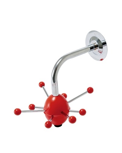 Present Time Saturn Ball Hat Rack, Red
