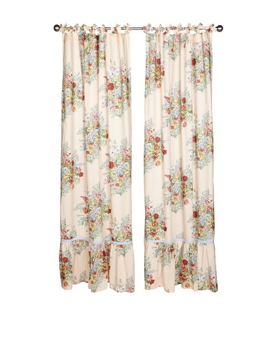 lazybones Set of 2 Eden Tab-Top Curtain Panels
