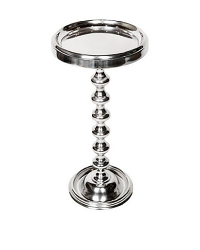 Prima Design Source Metal Stacked-Turning Accent Table, Nickel