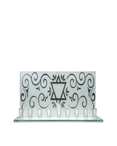 Prima Designs Frosted Star Menorah