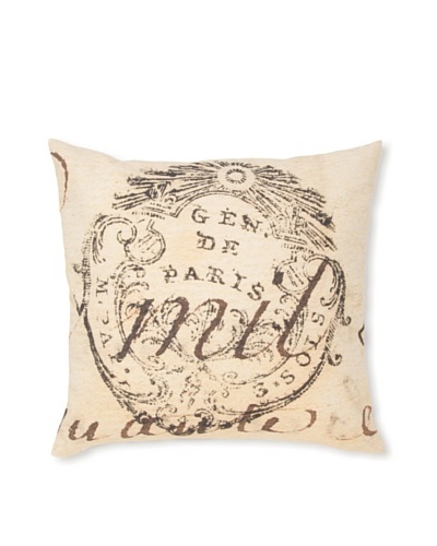 Prints Charming Soho French Stamp 20 x 20 Pillow