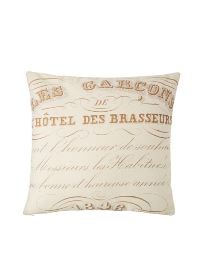 Prints Charming Soho L'Hotel des Brasseurs Pillow