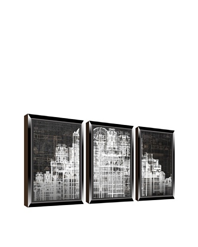 PTM Images Urban City Giclée Triptych Box