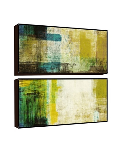 PTM Images Green Abstract Giclée Diptych Box