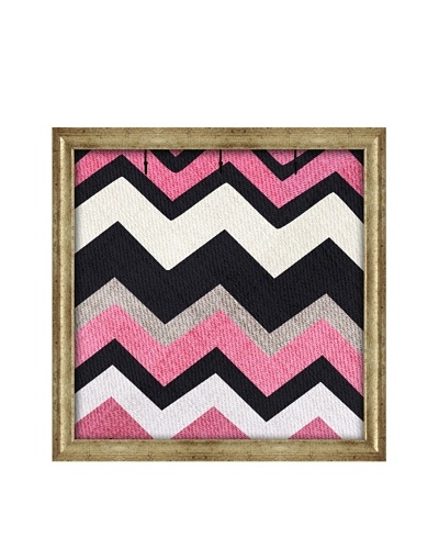 PTM Images Canvas Key/Jewelry Organizer with Foam-Core Backing, Multi Chevron