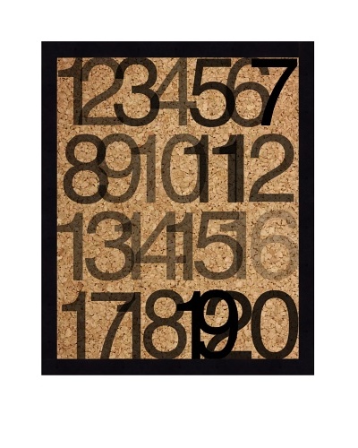 “Numbers” Corkboard