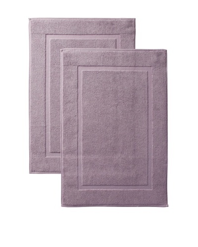 Pure Fiber Zero Twist Set of 2 Bath Mats, Purple