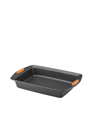 Rachael Ray Oven Lovin' Rectangle Nonstick Bakeware 9-Inch-by-13-Inch Cake Pan, Orange