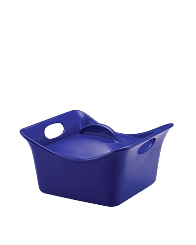 Rachael Ray Stoneware Covered Square Casserole “Cassersquare” [Blue]