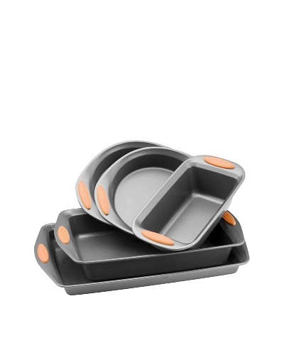 Rachael Ray Oven Lovin’ Non-Stick 5-Piece Bakeware Set, Orange