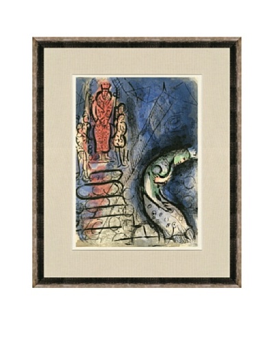 Marc Chagall: Ahasuerus Sends Vashti Away