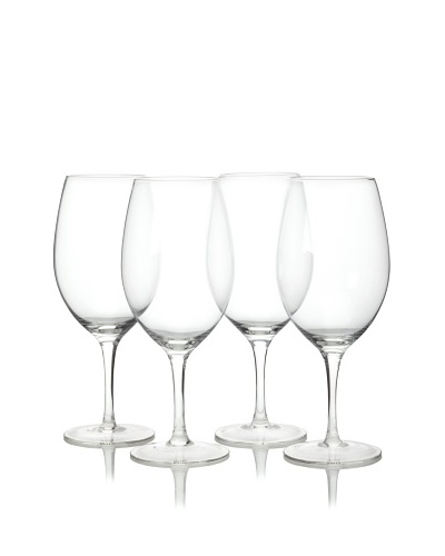 R. Croft by Ravenscroft Crystal Set of 4 Bordeaux Glasses, 22-Oz.